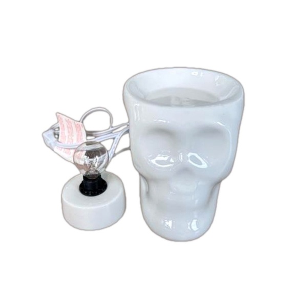 Scentsy DIY Calavera Skull Full Size Warmer Halloween Missing Lid - Picture 1 of 13